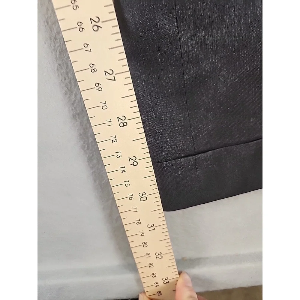 Kirkland Signature Pleated Italy Wool Dress Pants Men 36x32 Black Formal Casual